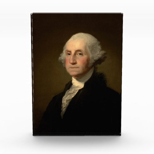 George Washington 1st American President by Stuart Photo Block