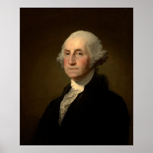George Washington 1st American President by Stuart Poster