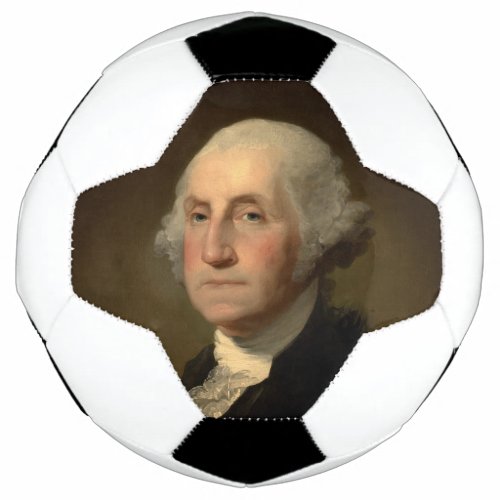 George Washington 1st American President by Stuart Soccer Ball