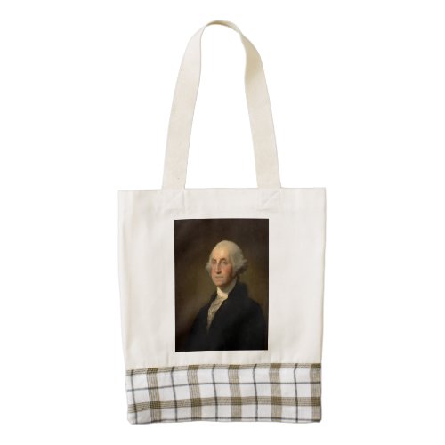 George Washington 1st American President by Stuart Zazzle HEART Tote Bag