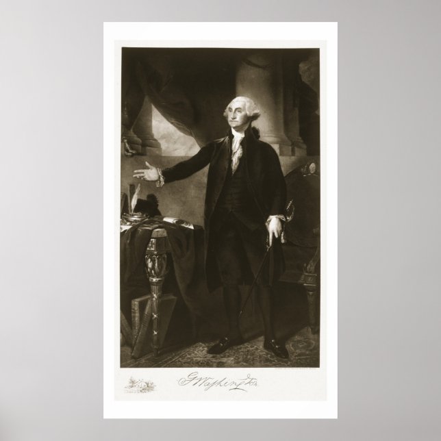George Washington, 1st President of the United Sta Poster (Front)
