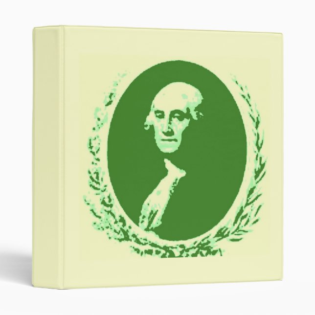 George Washington 3 Ring Binder (Front/Spine)