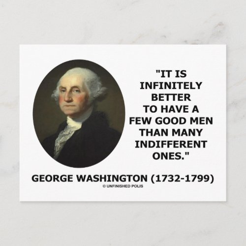 George Washington A Few Good Men Quote Postcard