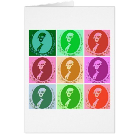 George Washington Abstract Cards (Front)