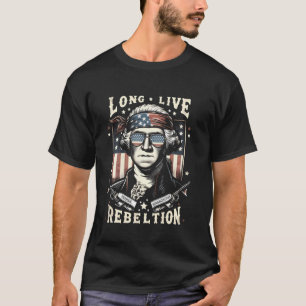 George Washington American USA Flag 4th Of July T-Shirt