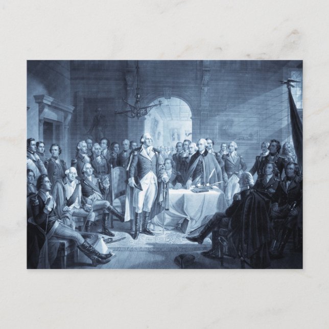 George Washington and His Generals postcards (Front)