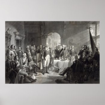 George Washington And His Generals Poster by vintageworks at Zazzle