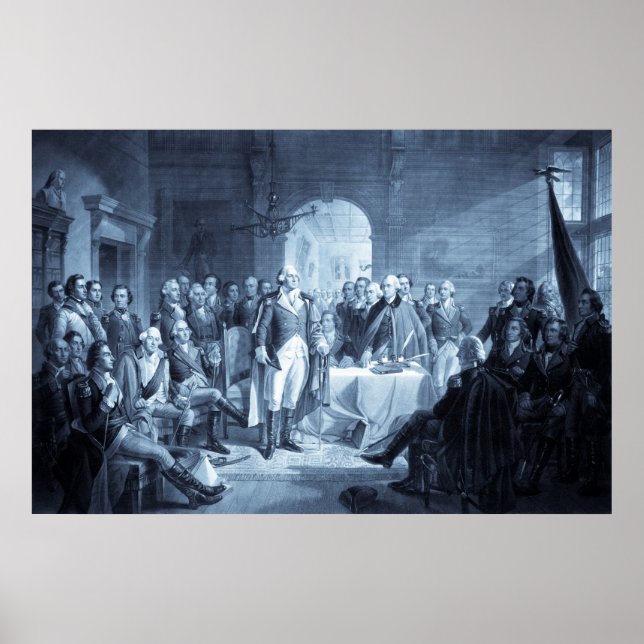 George Washington and His Generals print (Front)