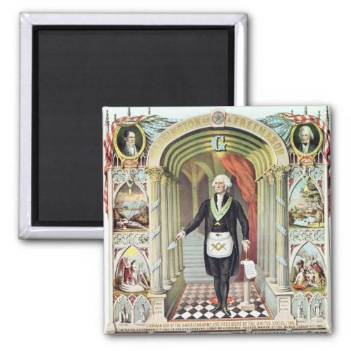 George Washington as a Freemason Magnet