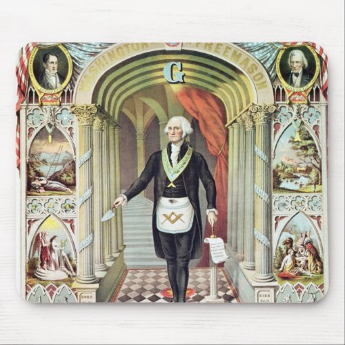 George Washington as a Freemason Mouse Pad