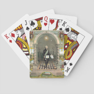 George Washington as a Freemason Poker Cards