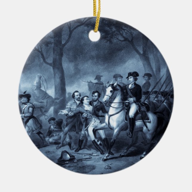 George Washington as a Soldier ornament (Front)