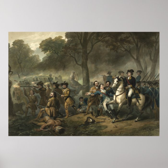 "George Washington as a Soldier" poster/print