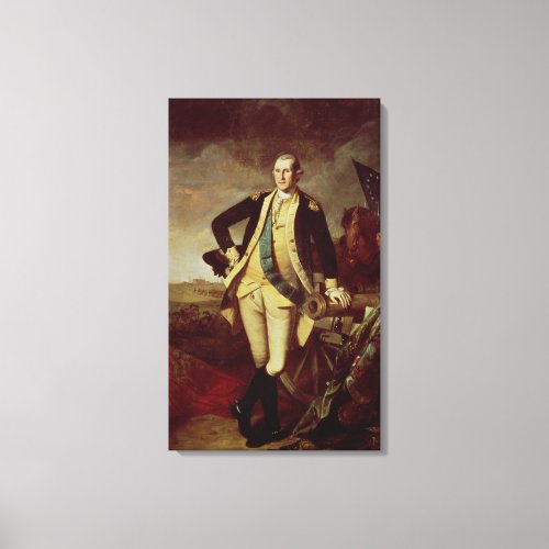George Washington at Princeton 1779 Canvas Print