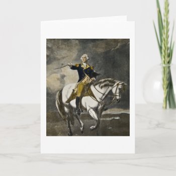 George Washington At Trenton Card by scenesfromthepast at Zazzle