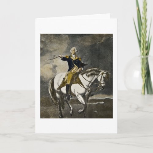 George Washington at Trenton Card