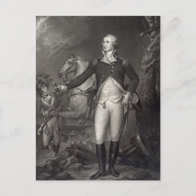 George Washington at Trenton postcards (Front)