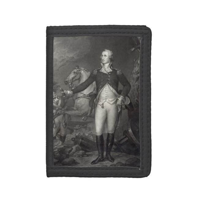 George Washington at Trenton Trifold Wallet (Front Vertical)
