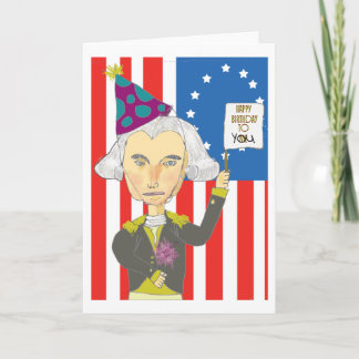 George Washington Birthday Card