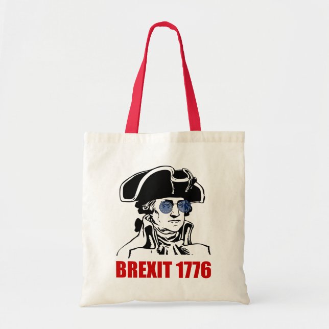 George Washington Brexit 1776 EU Flag Sunglasses Tote Bag (Front)