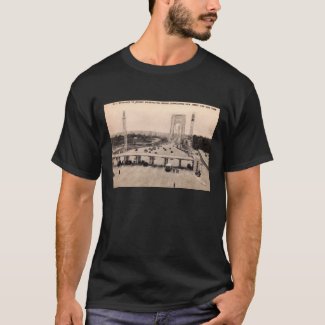 George Washington Bridge, Entrance, NJ Vintage T-Shirt