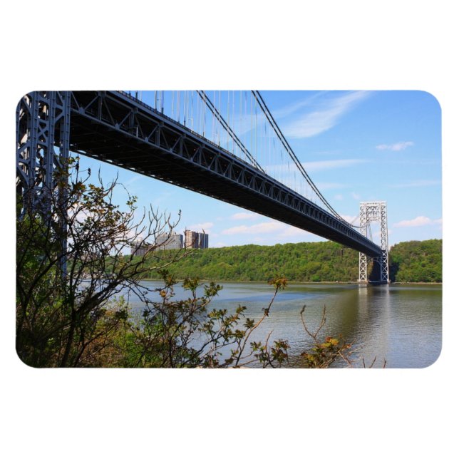 George Washington Bridge New York New Jersey Magnet (Horizontal)