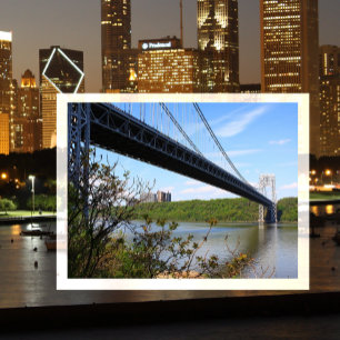 George Washington Bridge New York New Jersey Postcard
