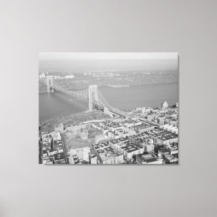 George Washington Bridge NYC Photograph - 2 Canvas Print