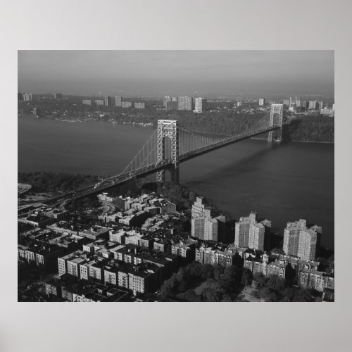 George Washington Bridge NYC Photograph Poster