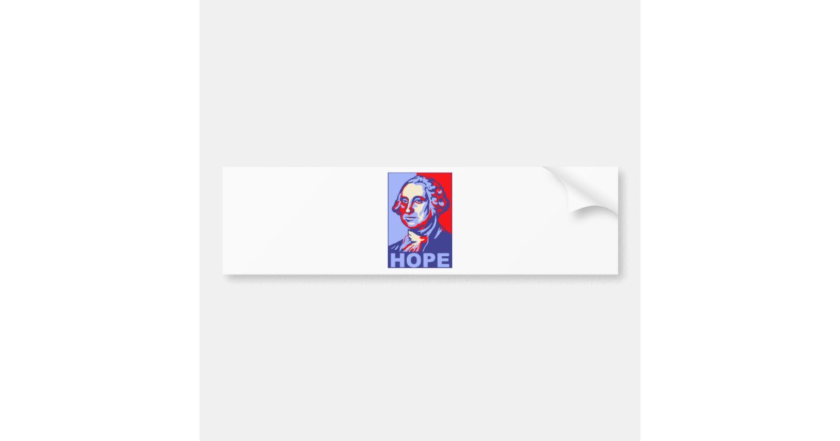 George Washington Bumper Sticker | Zazzle