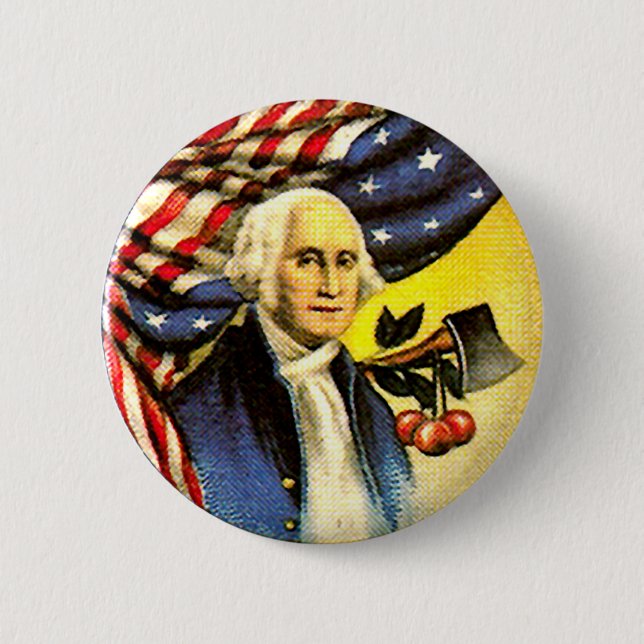 George Washington - Button (Front)