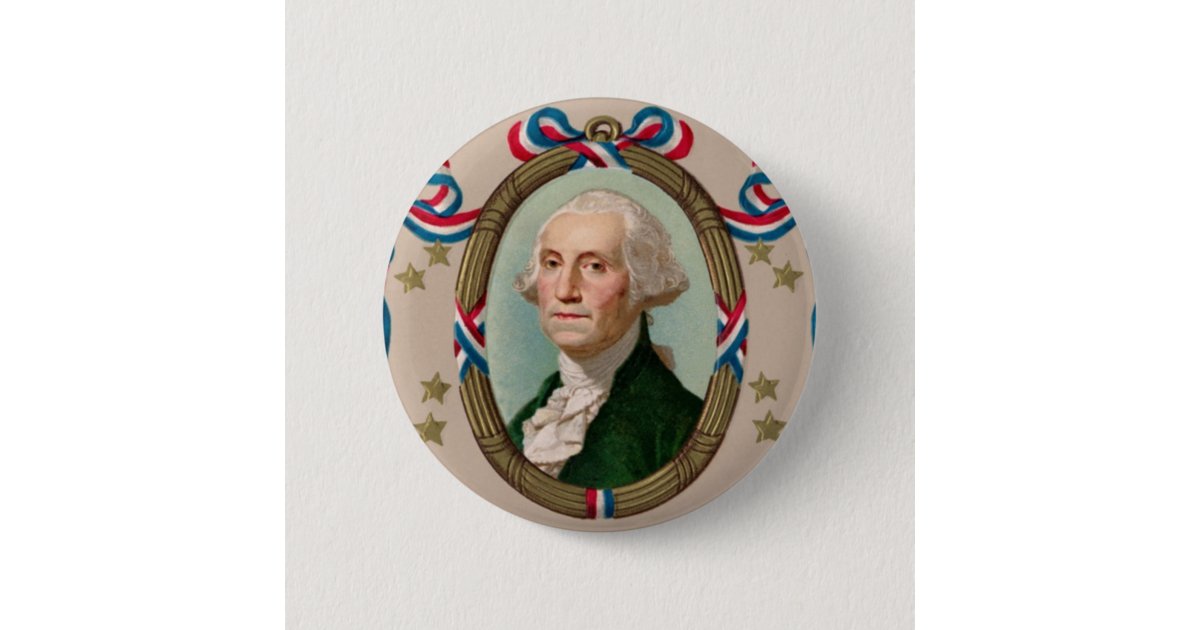 George Washington Button | Zazzle