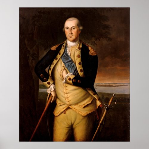 George Washington by Charles Wilson Peale Poster