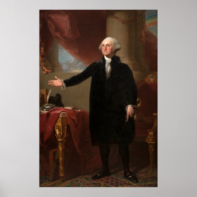 GEORGE WASHINGTON by Gilbert Stuart (Lansdowne) Poster (Front)