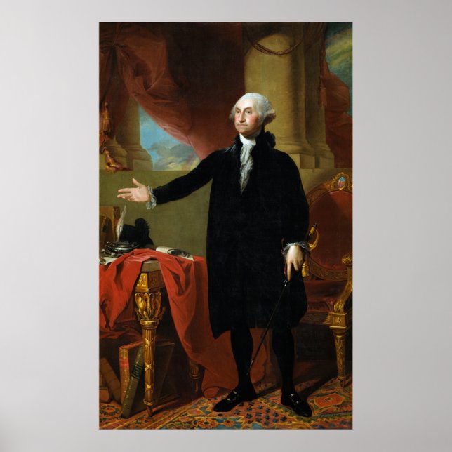 George Washington by Gilbert Stuart Poster (Front)