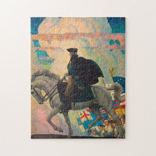 George Washington by Newell Convers Wyeth Jigsaw Puzzle