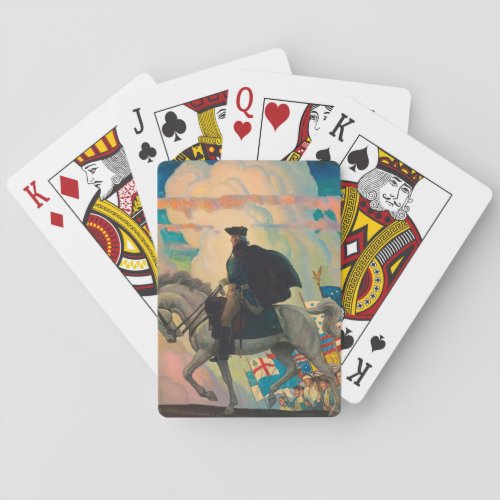George Washington by Newell Convers Wyeth Playing Cards