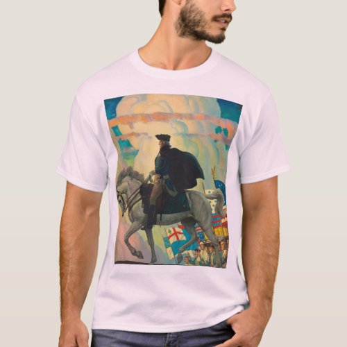George Washington by Newell Convers Wyeth T_Shirt
