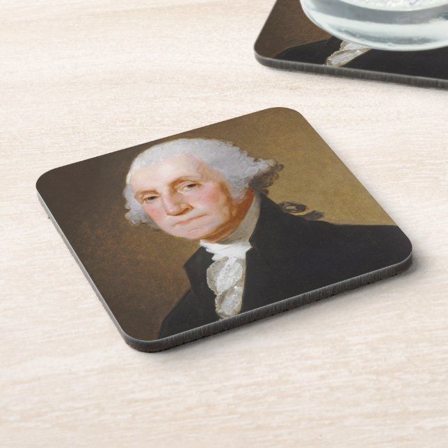 George Washington, c.1821 (oil on canvas) Drink Coaster (Left Side)