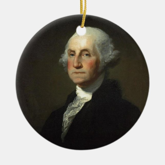 George Washington Ceramic Ornament (Front)