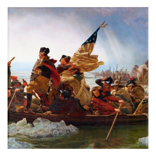 George Washington Crossing Of The Delaware River Acrylic Print (Front)
