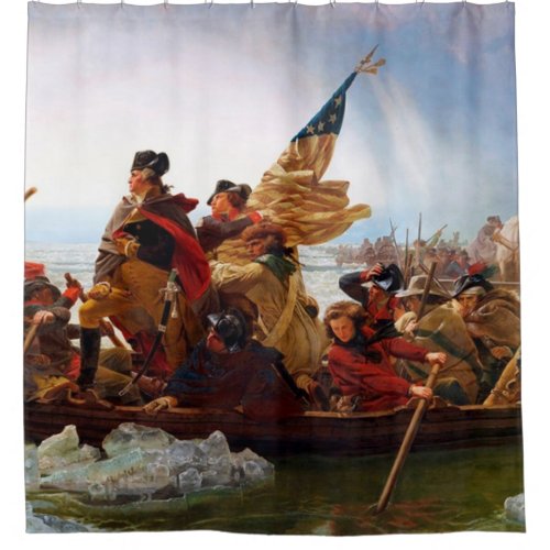 George Washington Crossing Of The Delaware River Shower Curtain