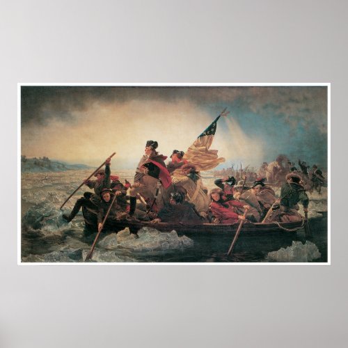 George Washington Crossing the Delaware Poster