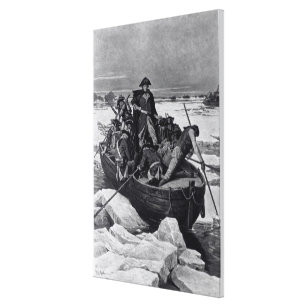 George Washington crossing the Delaware River Canvas Print