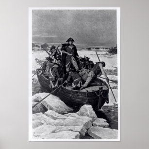 George Washington crossing the Delaware River Poster