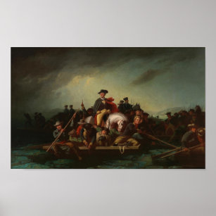 George Washington Crossing the Delaware River Poster