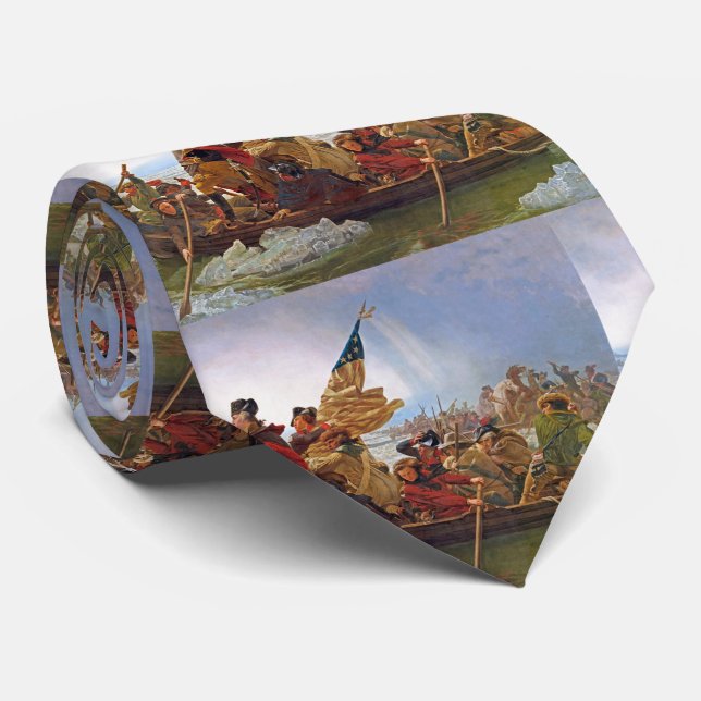George Washington Crossing The Delaware Tie (Rolled)