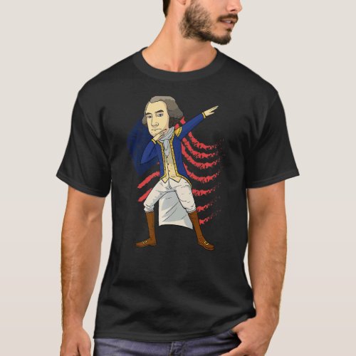 George Washington Dabbing Tees Fun Patriotic Dab 4