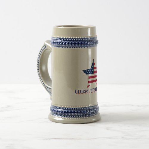 George Washington Design Beer Stein