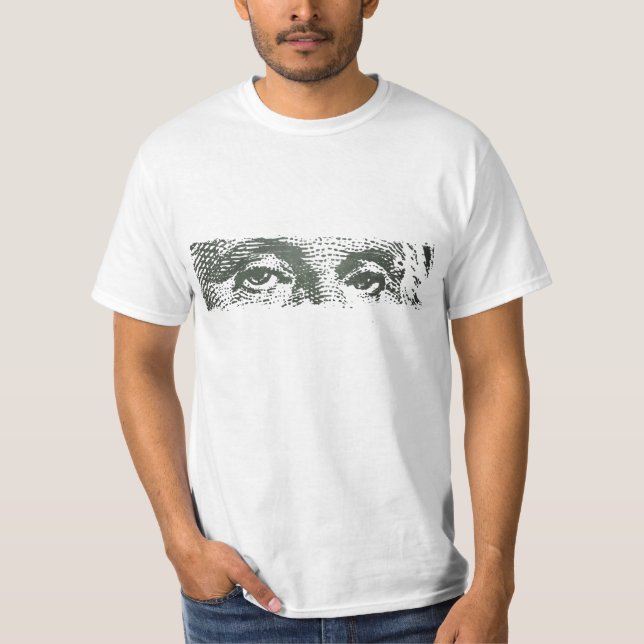 George Washington Dollar Bill Cash Money T-Shirt (Front)